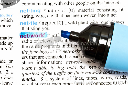 Image of The word " NETWORK"