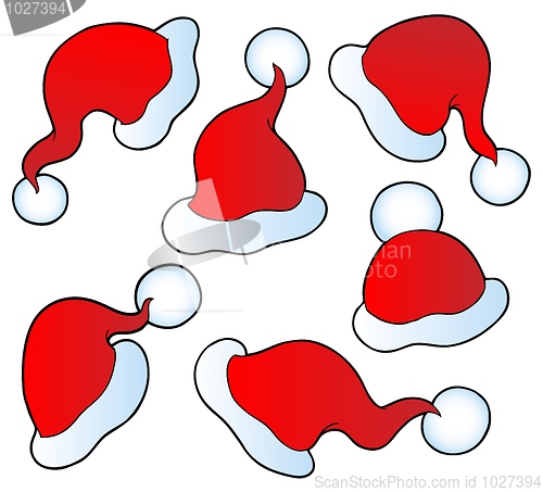 Image of Various Christmas hats 2