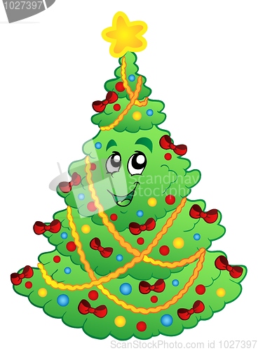 Image of Decorated Christmas tree 1