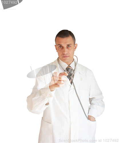 Image of strict doctor