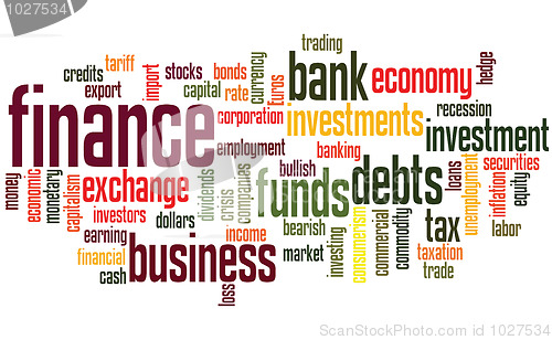 Image of finance background