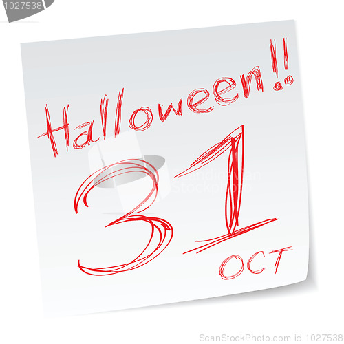 Image of halloween calendar