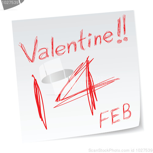 Image of valentine calendar