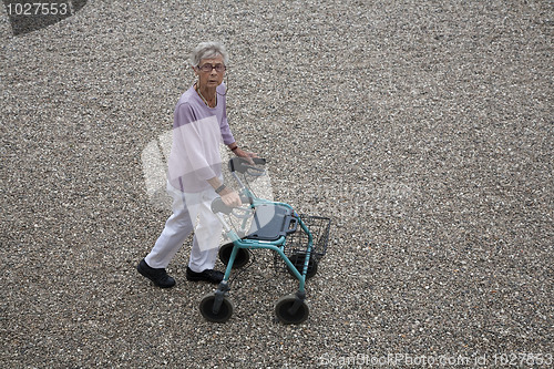 Image of Active elderly lady