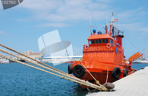 Image of Red boat