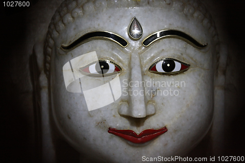 Image of Jain marble statue