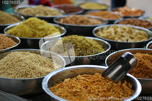 Image of Bowls of Indian food