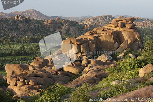 Image of Landscape around Hampi in South India