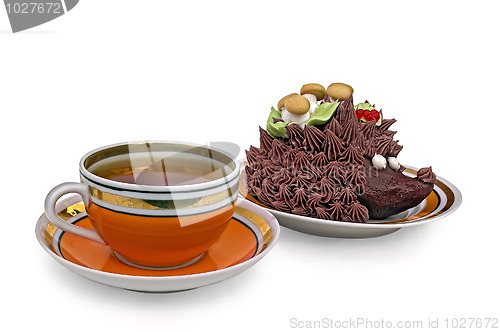 Image of Cup orange with cake