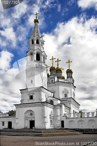 Image of Holy Trinity Cathedral with a bell tower