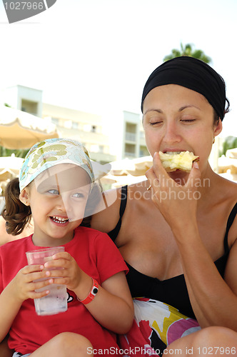 Image of Healthy mother and child