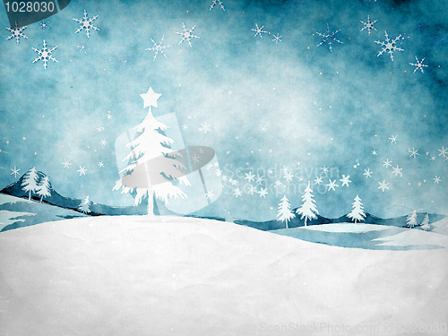 Image of blue christmas