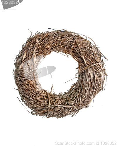 Image of Wreath made with straw 