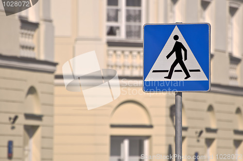 Image of Pedestrian crossing sign.