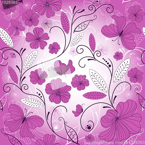 Image of Seamless floral pattern