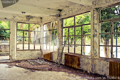 Image of Interior abandoned home