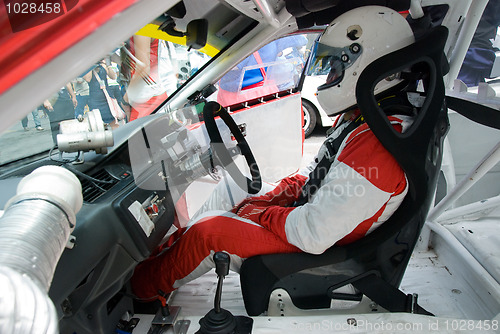 Image of Racing car interior