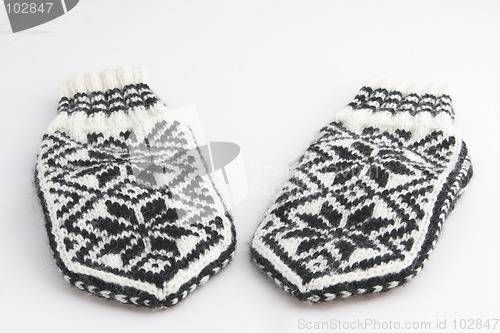 Image of Winter wool gloves