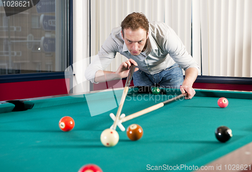 Image of Pool player