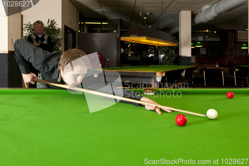 Image of Snooker game