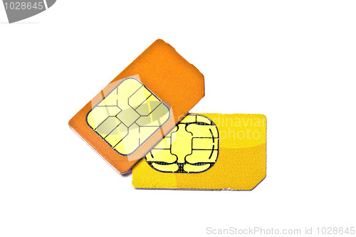 Image of Sim cards for mobile phone
