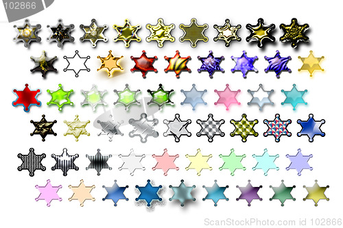 Image of Illustarions sheriff star 01