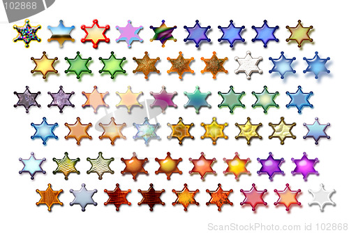 Image of Illustarions sheriff star 03