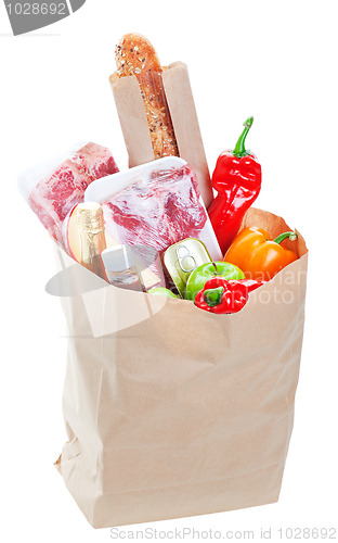 Image of Full Bag of Groceries