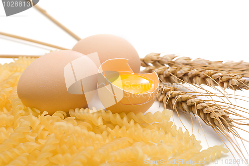 Image of Egg, pasta and wheat