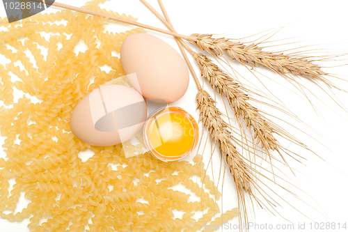 Image of Egg, pasta and wheat