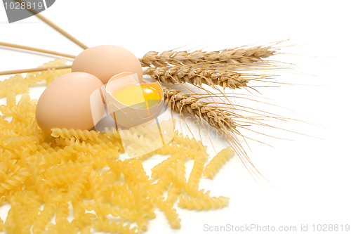 Image of Egg, pasta and wheat