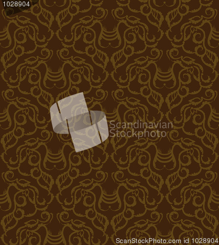 Image of Seamless floral ornament