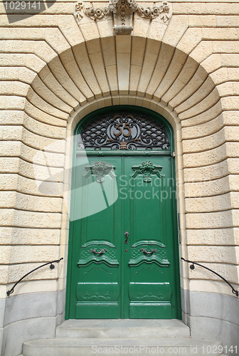 Image of Green door