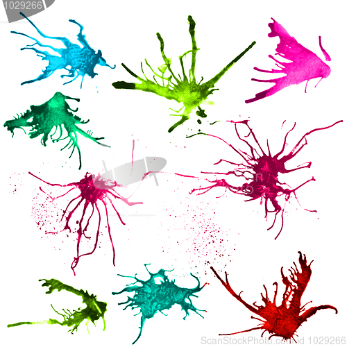 Image of Ink splashes