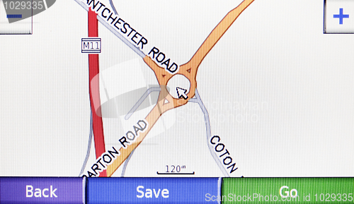 Image of GPS screen