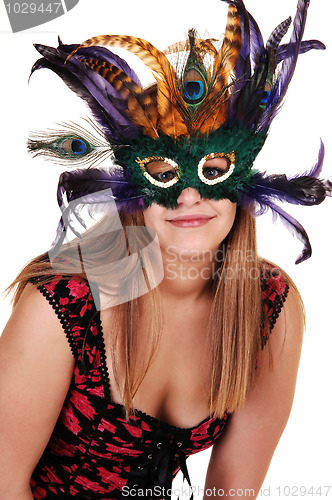 Image of Girl with mask.