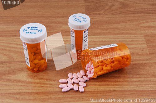 Image of Three bottle pills.