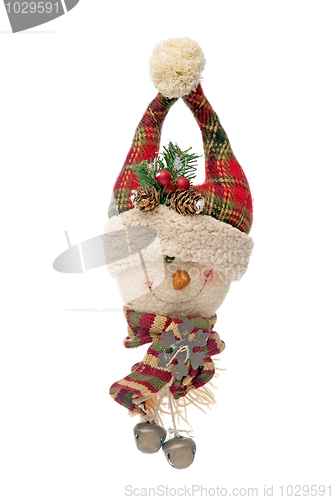 Image of Christmas snowman door hanger