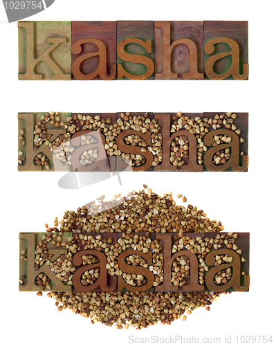Image of kasha - roasted buckwheat
