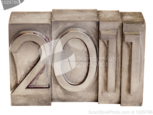 Image of 2011 - metal printing blocks