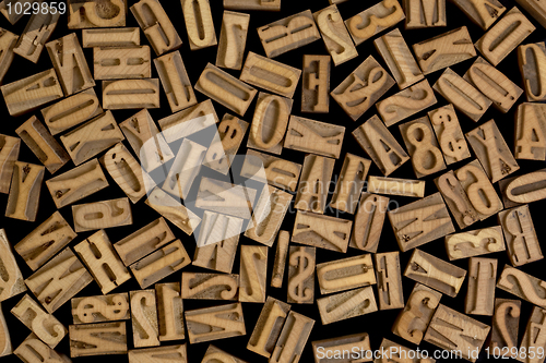 Image of letters and numbers