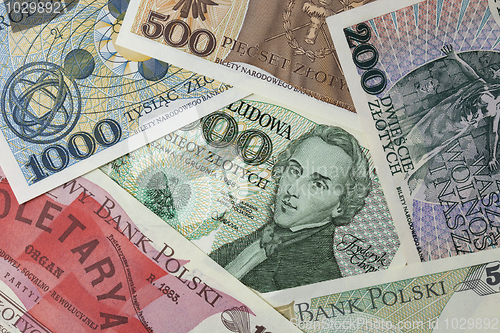 Image of Frederic Chopin portrait on a banknote 