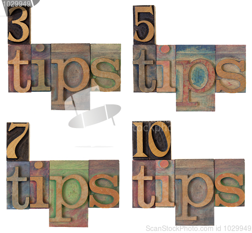 Image of tips - headline of a list