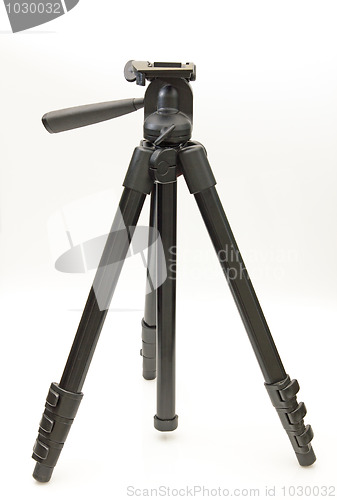 Image of Black Tripod Isolated