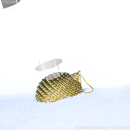 Image of christmas bauble scene