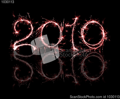 Image of 2010 red writing