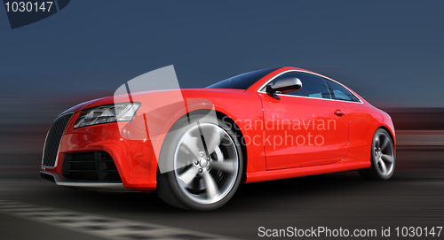 Image of Red Sports car