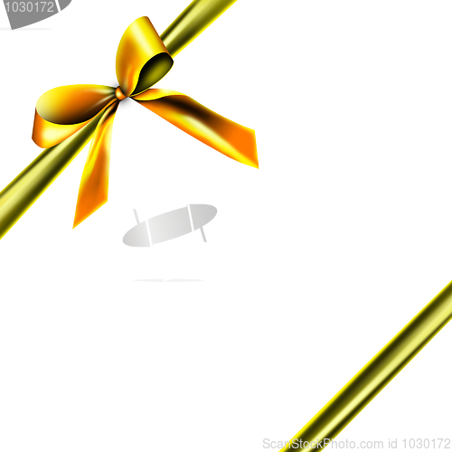 Image of golden ribbon