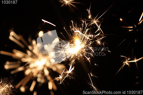 Image of flashing sparkler