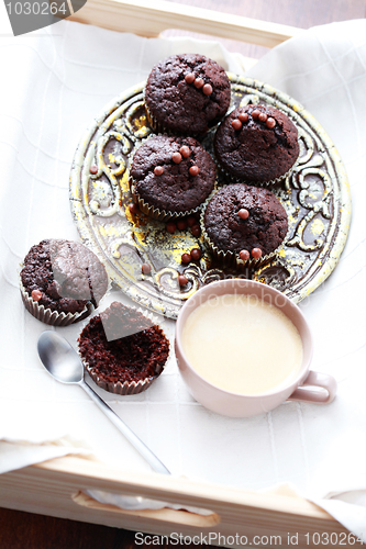 Image of chocolate muffins